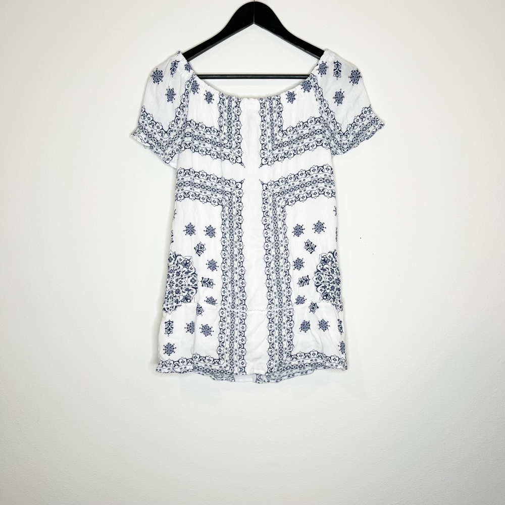 ❌ SOLD ❌ Heartloom Dress Ria Dress Mykonos Color White Blue Revolve Dress Size S - Picture 8 of 9
